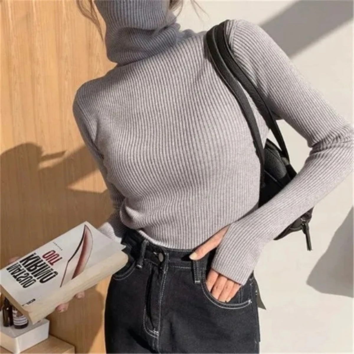 Nicolle - Jersey de cuello alto