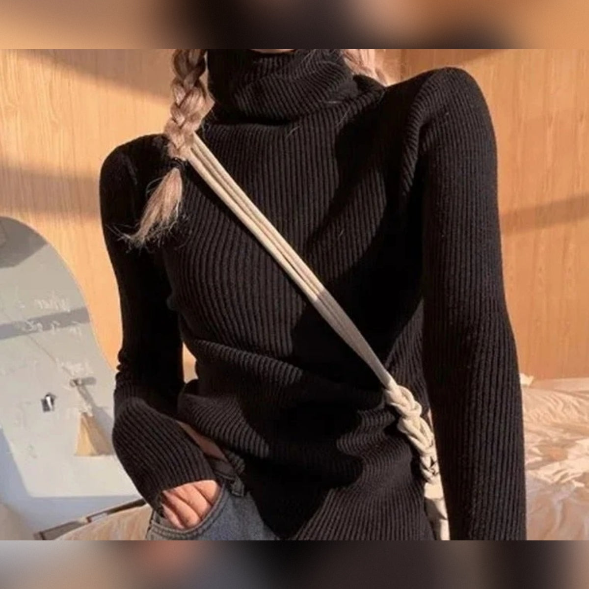 Nicolle - Jersey de cuello alto